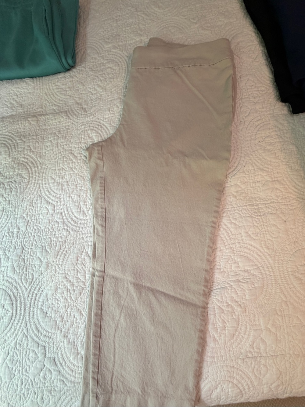 Chicos So Slimming tan capri.  Size 3.  Never Worn